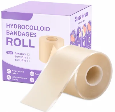Private Label Hydrocolloid Waterproof Body Patch Roll for Sensitive Skin Protection and Active Lifestyle