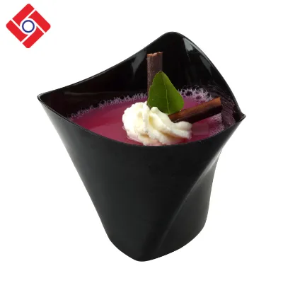Custom Triangle Soft Mini Jelly Yogurt Ice Cream Dessert Cups Disposable in Bulk