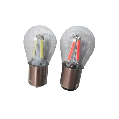 Glass Cover Filament Brake Bulb 1156 1157 for Car Indicator Light