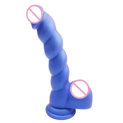 LOVE Dog Dildo with Knot Colorful Dildos Twisted Style Thick Silicone Anal Dildos for Women and Men Couples Women Toys Sex Penis