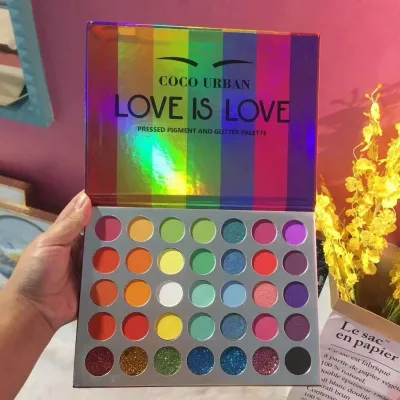 Wholesale 35 Color Cosmetics Multichrome Shifting Eye Shadow Charmacy Eyeshadow Matte Natural Organic Eyeshadow Pigment