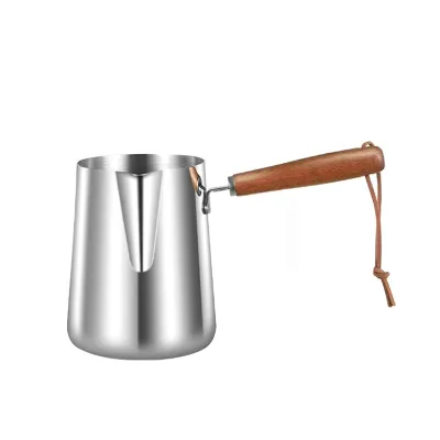 Long Bakelite Coffee Pot Espresso Steaming Frothing Pot Butter Cream Cooker Milk Frothing Pitcher Mug Milk Jug