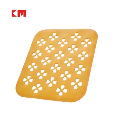 KM1308 Reusable Silicon Mat Protector Pad Folding Non-Slip Silicone Sink Mat for Kitchen Sink