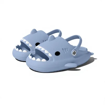 Factory-store Authentic Wholesale Adult Strap Shark slippers Summer Thick-soled Couples Outdoor Soft-soled Closed-toe Sandals