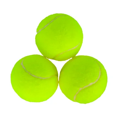 3 Pack Exercise Tennis Balls High Elasticity Practice Tennis Balls with Clear Carry Box