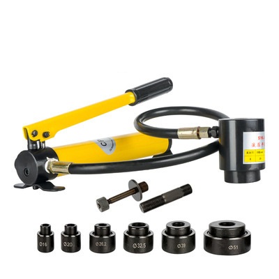 Hole Tool Hydraulic Tool Manual Hydraulic Punch With CP-180 Pump Digger Made of Steel SKY Metal Sheet Knockout Driver