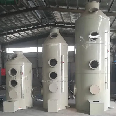 New Wet Scrubbers for Industrial Applications Air Solution Systems Remove Gaseous Contaminants Odors Core Gas Disposal Machinery
