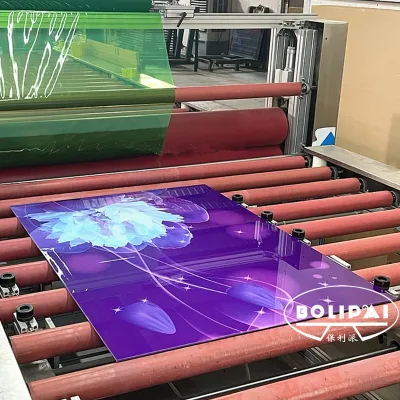 Custom UV Printing Glass Refrigerator/ Washing Machine Appliances Glass/ Kitchen Tempered Glass Backsplash Glass