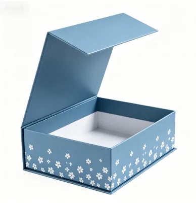 Custom Logo Printed Magnetic Closure Luxury Book Shaped Packaging  Paper Box Recyclable Rigid Magnetic Gift Boxes