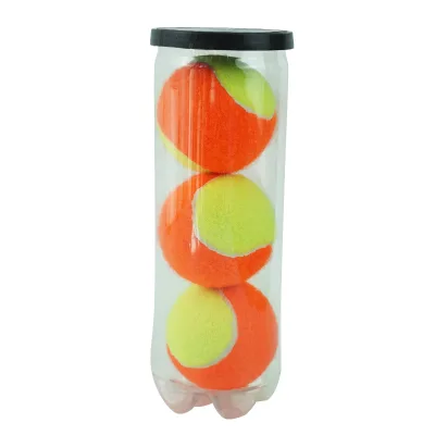 Durable Professional Custom Tennis Ball Premium Quality Orange Pop for Beginner ITF Approved Pressureless Training Ball