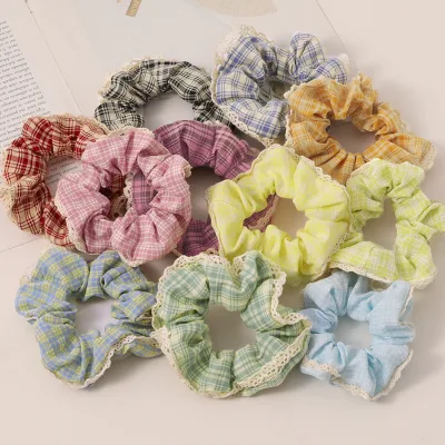 Lace Style Hair Loop Girl Floral Headband Ball Shaped Hair Accessory