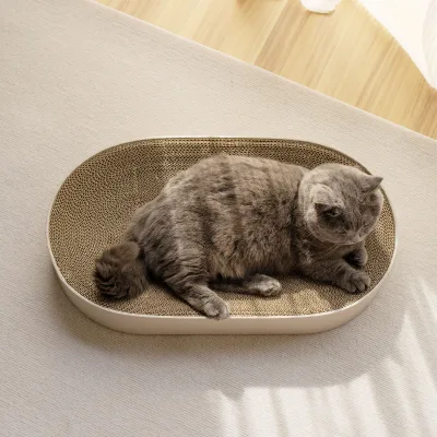 Eco Friendly Recyclable Cat Scratcher Pad Non Slip Base Fast Shipping Bulk Deal