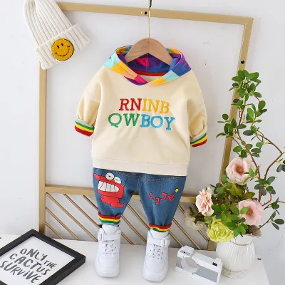 Wholesale New Design Cartoon Colorful Children Track Sweat Suit Kids Body Suit From China