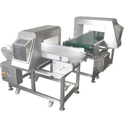 Manufacturer Good Market Stainless Steel Digital Food Industry Gold Mental Detector with Belt JZD-600