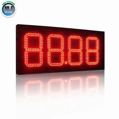 Wholesale Outdoor Waterproof Remote Control 8inch LED Petrol Display for Service Station