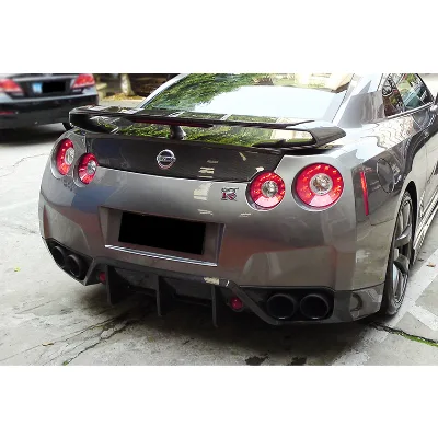 BSE Style Carbon Fiber Rear Lip Diffuser Body Kit Parts for GTR R35 CBA