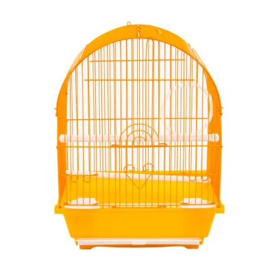 Customizable Stable Durable High Appearance Level Iron Plastic Classic Style Bird Cage Artistic Design Rectangle Birds