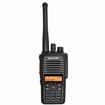 Digital DMR two way radio with TDMA format and analogue/digital dual mode