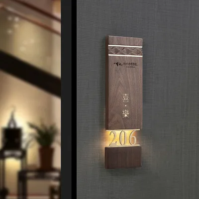 Custom Universal Hotel Signage, Durable Metal Room Number Plates & Wayfinding Signs for Resorts & Hotels.