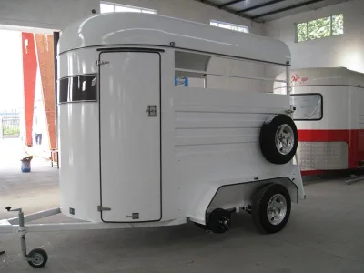 Compact Direct Load 2 Horse Horse Trailer, Hot Dip Galvanized Finish, Factory Direct, Custom Built Available