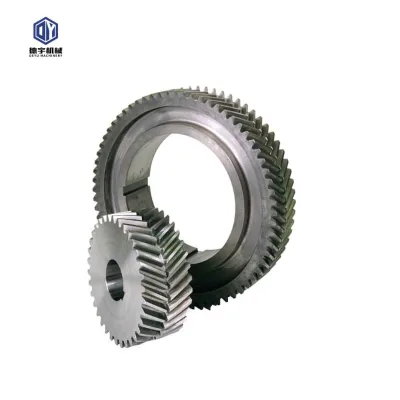 Customized Large Diameter Die Casting and Forging Double Helical Gear for Gear Box
