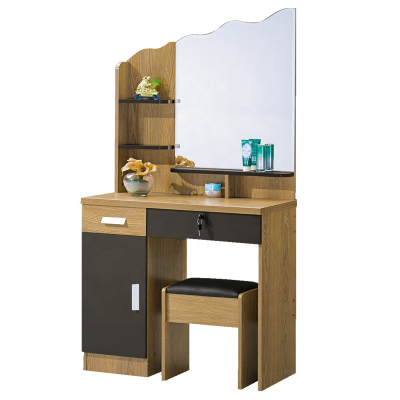 Bedroom Chest Drawers Modern Wood Vanity Dresser With Mirror