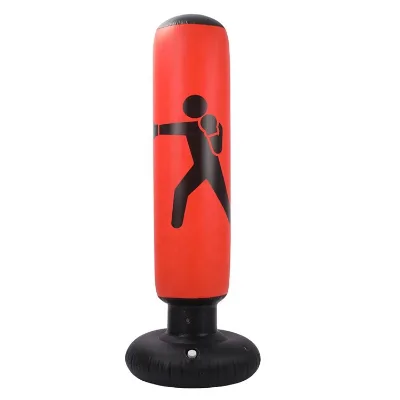 Inflatable Children's Boxing Bag Inflatable Sandbag Standing Boxing , Free Standing Boxing Toy for Kids