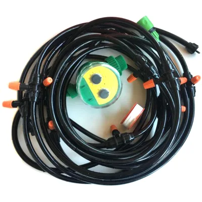 Plastic Garden Drip Irrigation Kit 10m Adjustable Dripper DIY Automatic Watering Device for Home