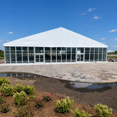Luxury Event Pavilion Aluminum Structure with Glass Wall System for Banquets Hospitality and Exhibition Applications