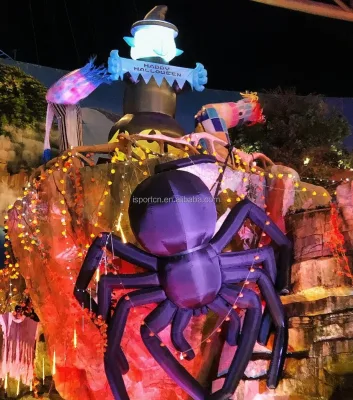 Customize Inflatable Spider,Halloween Decorations Inflatable Halloween Spider,High Quality Inflatable Purple Spider