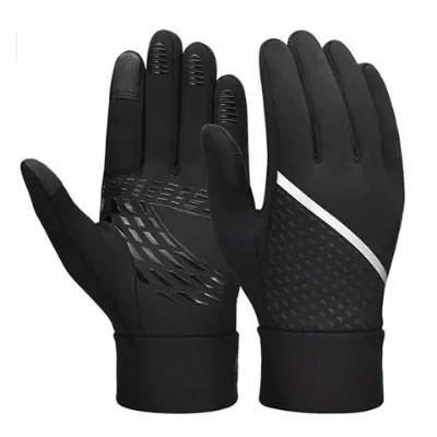 Factory Silicone Non-slip Waterproof Touch Screen Running Gloves Cycling gloves