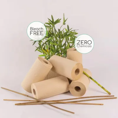 Henrich Customized Paper Roll Towels Compostable Disposable Certified Product Bamboo Paper Hand Towel