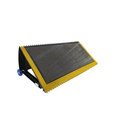 DEYSSE Escalator Step 1000mm With 70*25mm Step Roller Aluminum With Yellow Painted