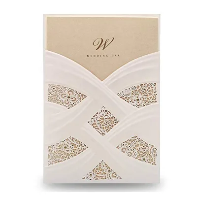 Classical Burgundy Velvet Wedding Invitation Card with Gold Color Glitter Liner Envelope