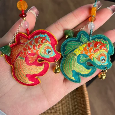 Custom OMaMori Charm Fish Zodiac Charm