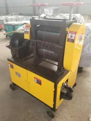 Waste Rebar Straightening Machine 6-14mm Scrap Steel Bar Straightener Automatic Scrap Steel Bar Straightener for Waste Material