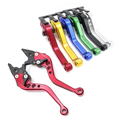 Customized Motorcycle Levers CNC Six Gears Adjustable Brake Clutch Lever for Bicycle Motorcycle Motorbike Motocross Dirt Bike