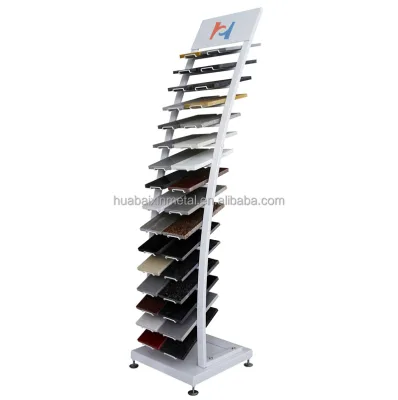 Multi-Functional Artificial Dali Stone Slab Countertop Model Porcelain Art Glass Display Display Shelf Supermarket Supplies