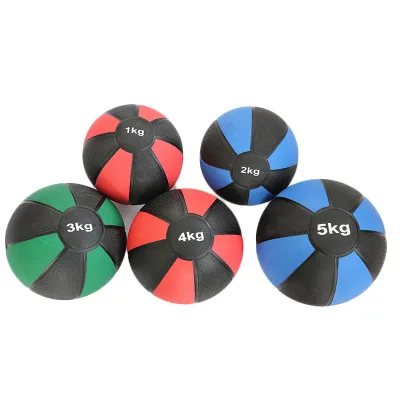 OEM Wholesale Customized Logo Rubber Gym Fitness Power Training Weighted Medicine Ball for Strength Training