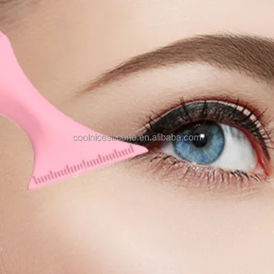 New Eyeliner Stencil Ruler Reusable Silicone Mascara Guard Tool New Eye Makeup Helper  Tools