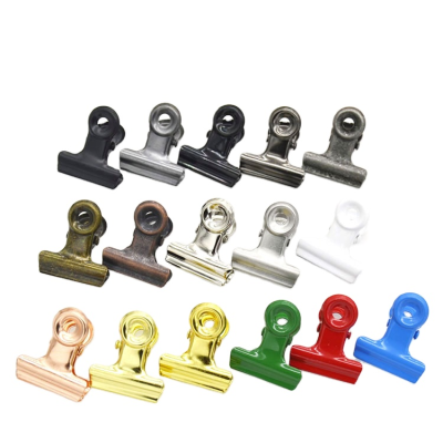 Factory Sale 22mm Metal Colored Custom Paper Clip Gold Paper Clip