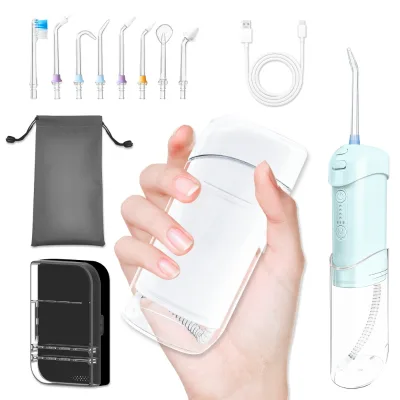 Customized Electric Portable Control Water Flosser Waterproof Operated Rechargeable Countertop Water Flosser