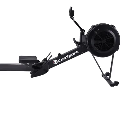High Quality Indoor Foldable Multifunctional Rowing Machine Bluetooth Air Rowing with Wind Resistance Counter Display Iron