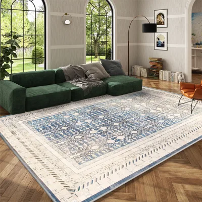 2024 Wholesale Customization Abstract Carpet Different Color Black White Green Blue Different Size 8x10 Area Rug