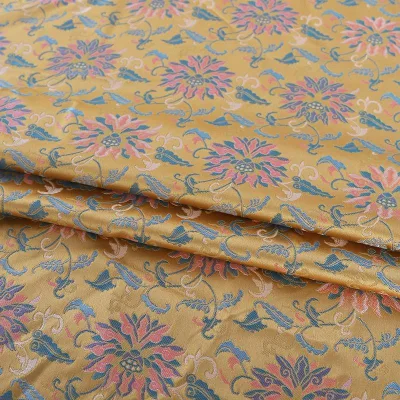 Traditional Design High Quality Available Good Material Comfortable Feeling Jacquard Brocade Fabric for Cushion Bag Baby Vest