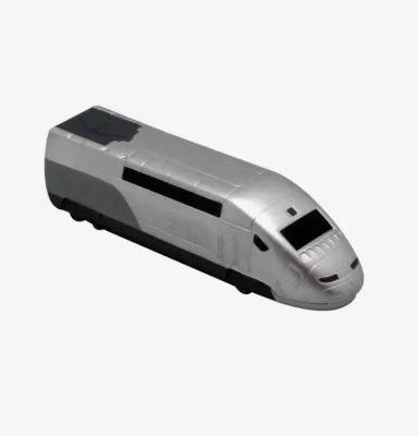 Printed High Speed Train Stress Reliever Custom Logo Squeeze Ball Promotional Gift Giveaway Foam Toy