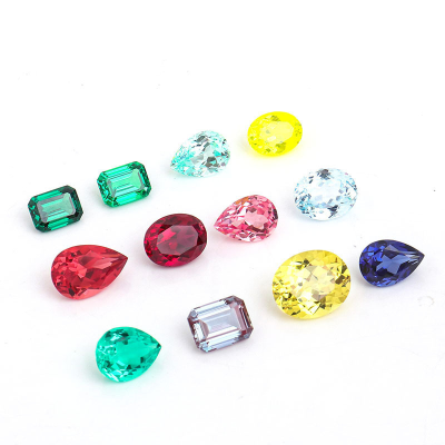 5*8mm Natural Cut Cultivate Sapphire Blue Lab Created Sapphire Cvd Lab Grown Sapphire