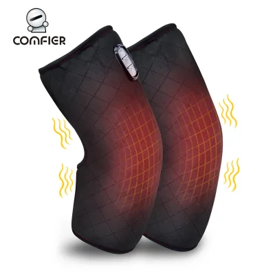 Comfier Heated Knee Brace Wrap With Massage,Vibration Knee Massager With Heating Knee Pad for Knekneee Pain,Leg