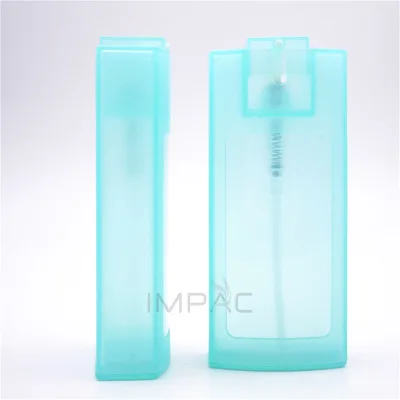 square matte custom plastic bottle for hand sanitizer mist spray container 75ml