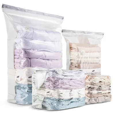 Taili Vacuum Compression Buggy No Pumping Vacuum Bag Clothing Travel Storage Quilt Wardrobe Thickened